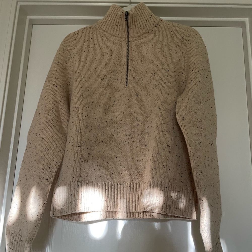 Toad & Co Wilde Quarter Zip Sweater, M